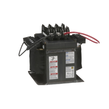 Schneider Electric Control Transformer; 750 VA; 208V/360V/416V/520V; 220V/380V/440V/550V; 230V/400V/460V/575V; 240V/416V/480V/600V Primary; 85V/104V/115V; 90V/110V/120V; 95V/115V/125V; 99V/120V/130V Secondary; Single-Phase; Primary &plus; Secondary Fusing